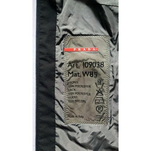 Prada Linea Rossa Vest 1990s Black Size IT 44 - Picture 6 of 9